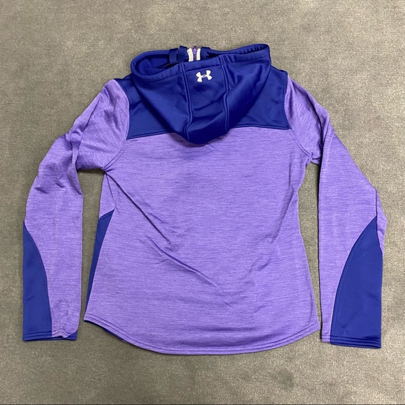 Under Armour Two Tone Purple Athletic Jacket
Full Zip- Up
Hooded - Picture 5 of 5